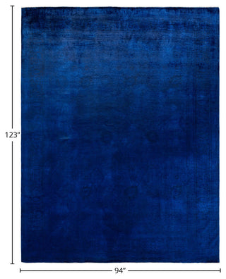 Fine Vibrance, One-of-a-Kind Hand-Knotted Area Rug Purple, 7'10"x10'3"