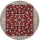 Ahgly Company Indoor Round Traditional Area Rugs, 4' Round