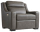Bernhardt Germain Leather Power Motion Chair