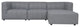 Lyric Lounge Modular Sectional Gray