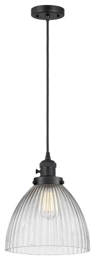 INNOVATIONS 201CSW-BK-G222 1-Light Mini Pendant Matte Black