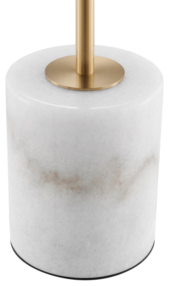 Anechdoche Gold and White Table Lamp