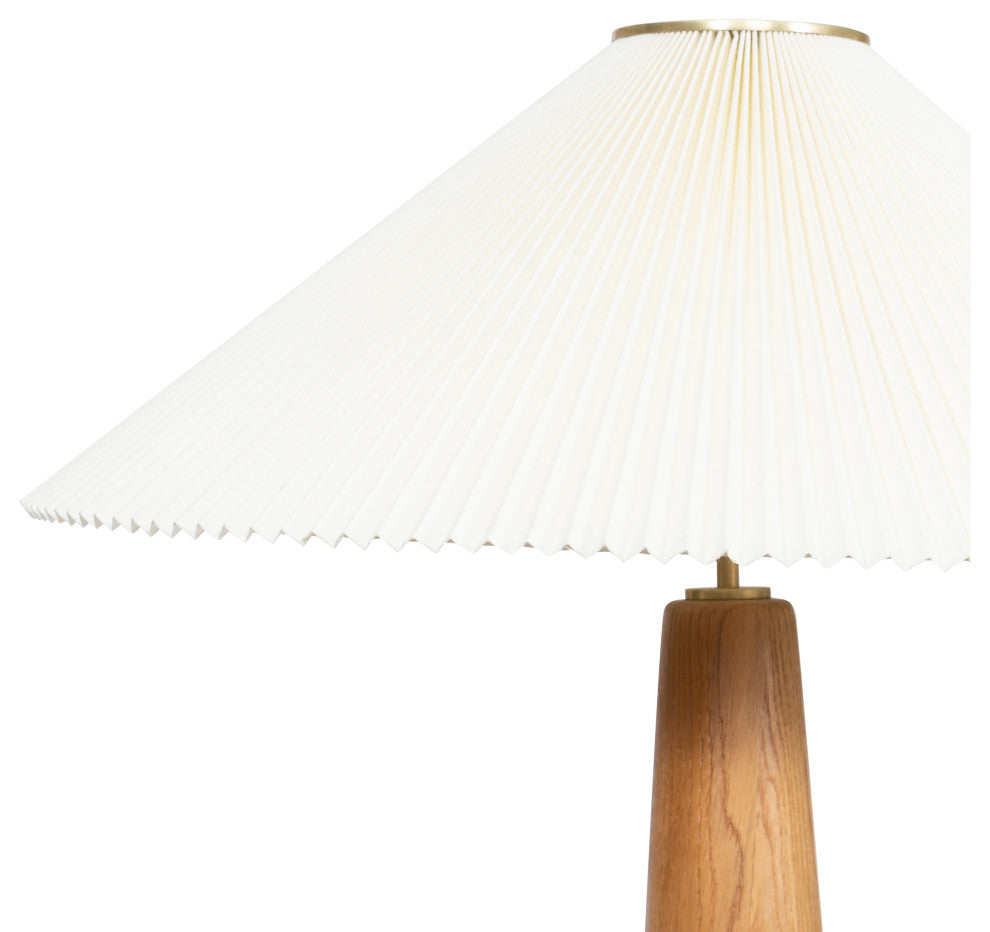 Nora Floor Lamp-Light Oak