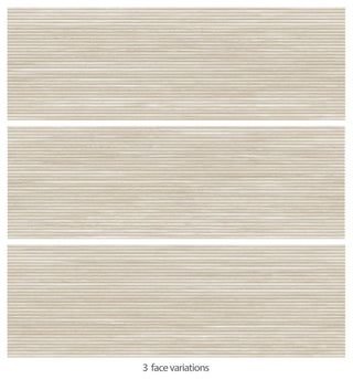 Larchwood Maple Fluted Ceramic Wall Tile
