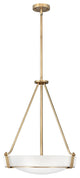 Hinkley Hathaway Medium Pendant, Heritage Brass