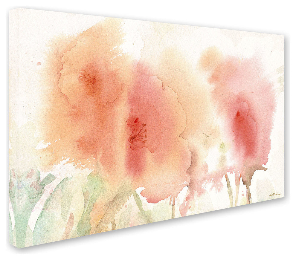 'Coral Composition' Canvas Art by Sheila Golden