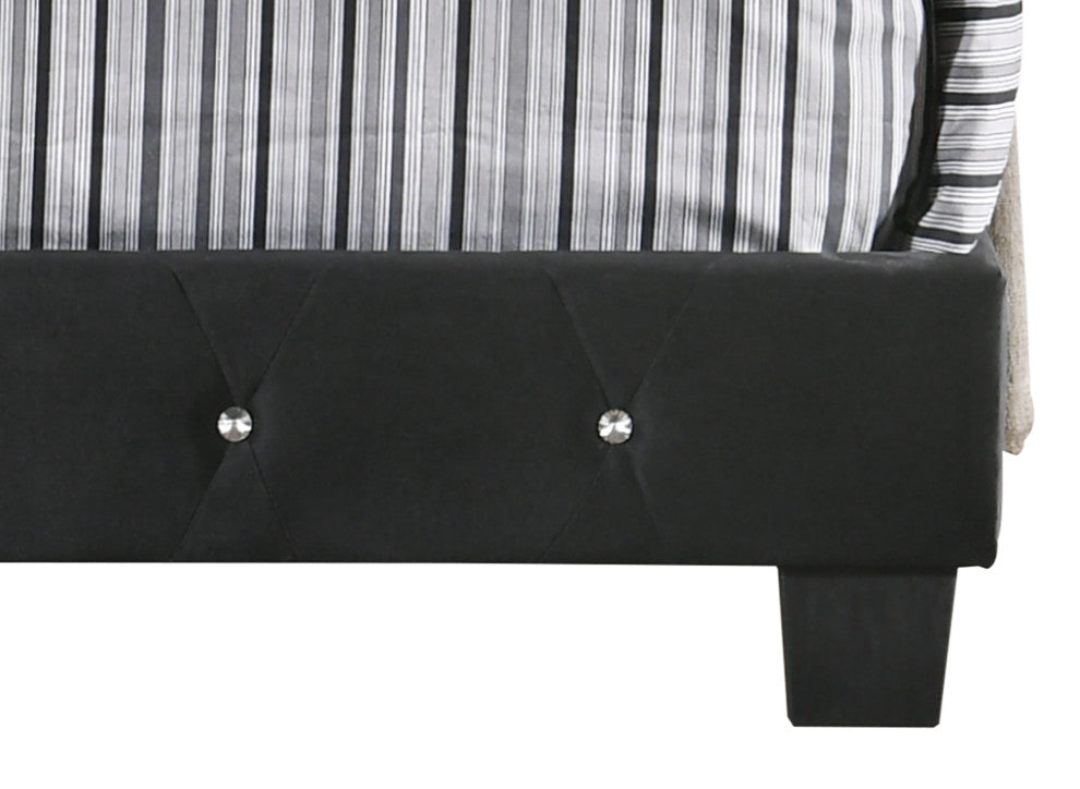 Suffolk Full Bed, Black, Queen