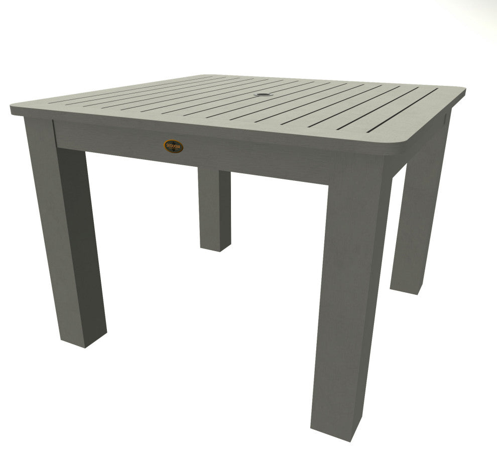 Square 42x42 Dining Table, Weathered Acorn, Coastal Teak