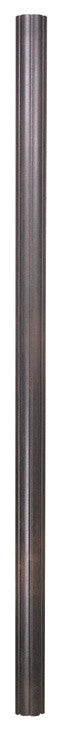 7' Fluted Aluminum Direct Burial Post, Copper