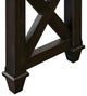 Traditional Wood Electronic Sit Stand Desk Dark Brown