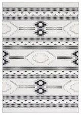 Safavieh Cottage Collection COT206B Rug, Ivory/Black, 8' X 10'