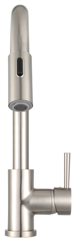 Morgana 16" Single Handle Pull Down Standard Kitchen Faucet, Brushed Nickel