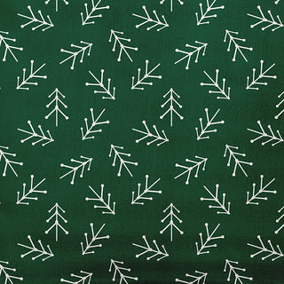 Pine Colored Scattered Trees Polyester Throw Pillow, 20"x20"