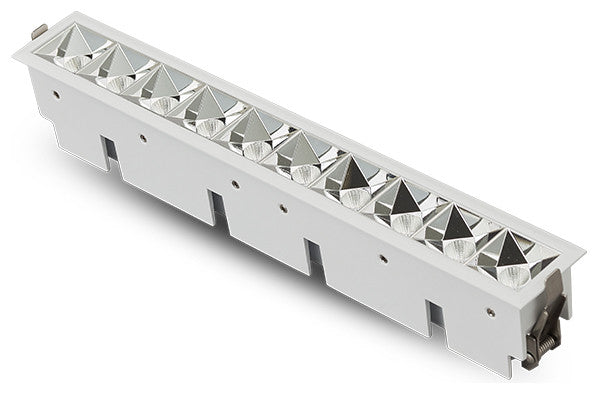 10 Lights Integrated LED Recessed Downlight With Trim Commercial Grade, White