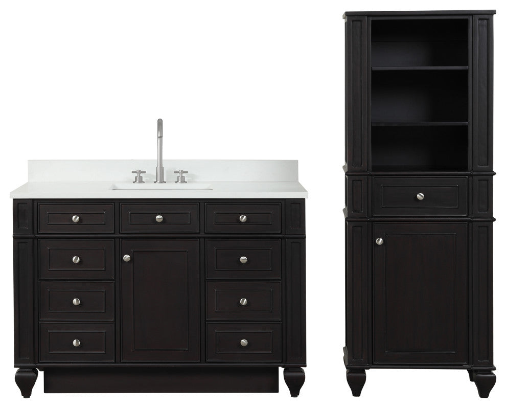 Winston 48" Single Vanity, Espresso