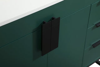 Home Living 22" Modern Green-Light Bathroom Vanity