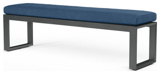 Redondo Modern Design In Spectrum Indigo Outdoor Dining Bench