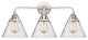 Large Cone Bath Vanity Light, Polished Chrome, Seedy, Seedy