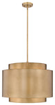 Zlite 739P32-RB 4-Light Pendant, Rubbed Brass