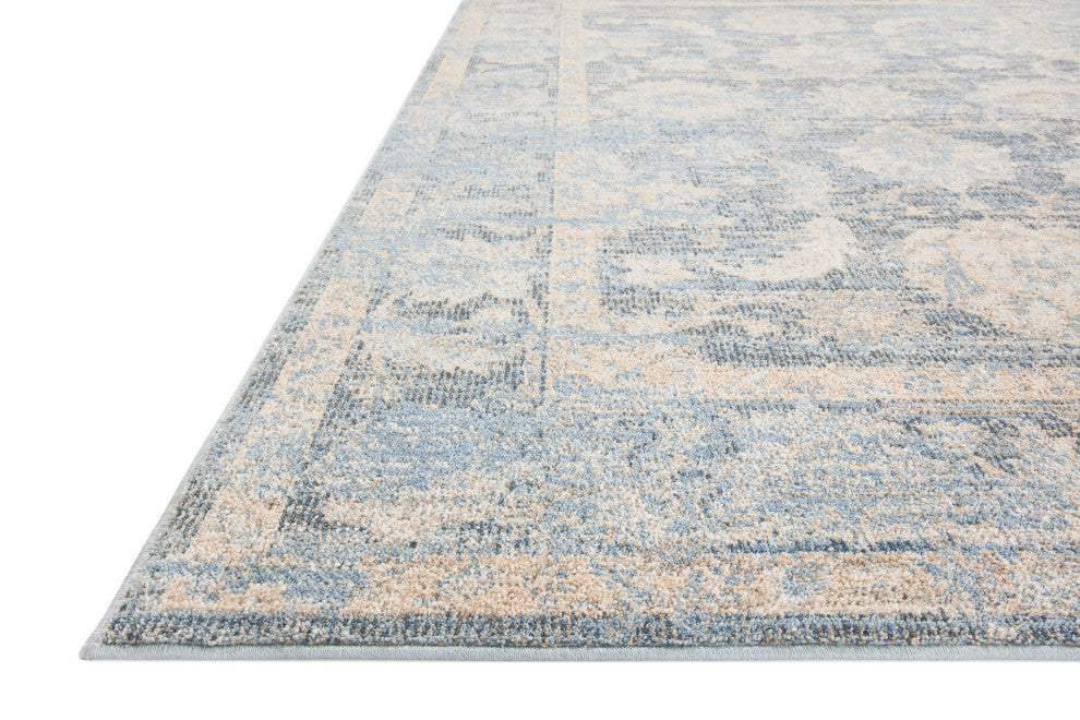 Loloi II Odette Sky / Beige 18" x 18" Sample Rug