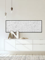 "Fine Idea" Floater Framed Painting Print on Canvas, 60x20