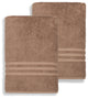 Denzi Bath Sheet, Set of 2, Latte