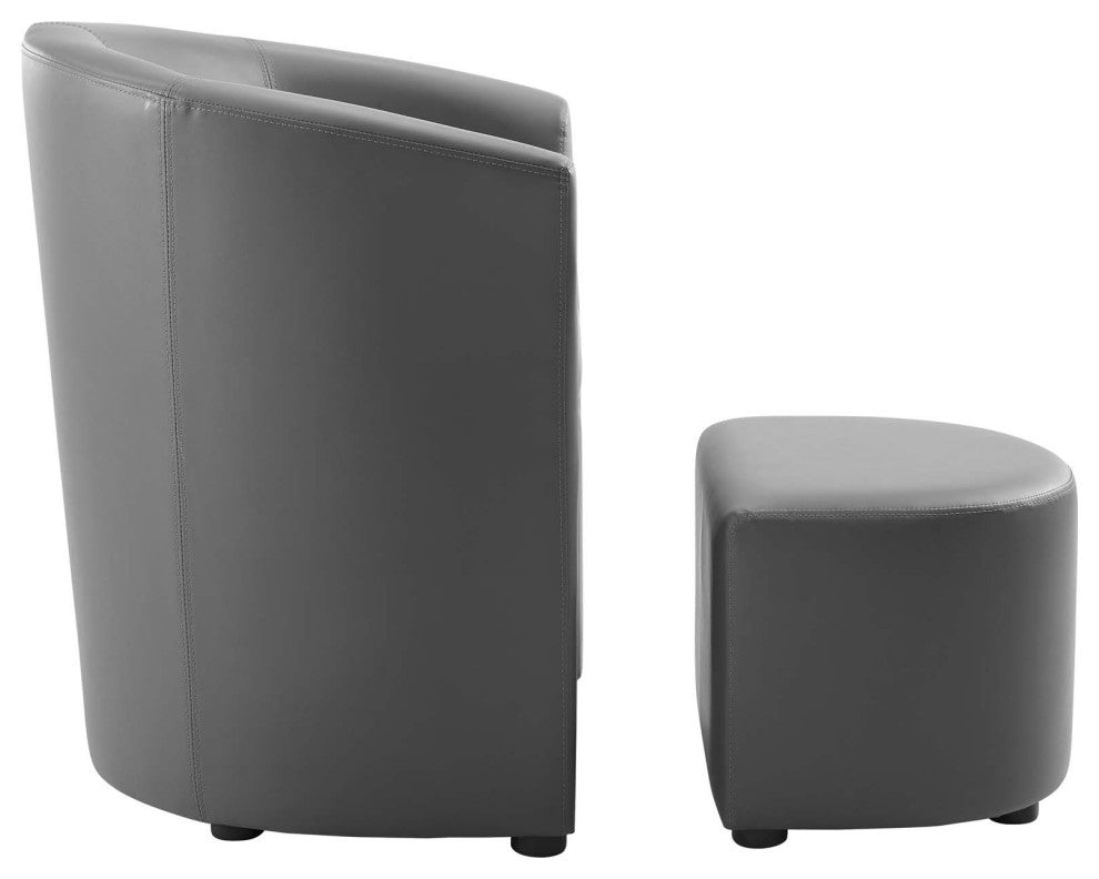Divulge Armchair and Ottoman