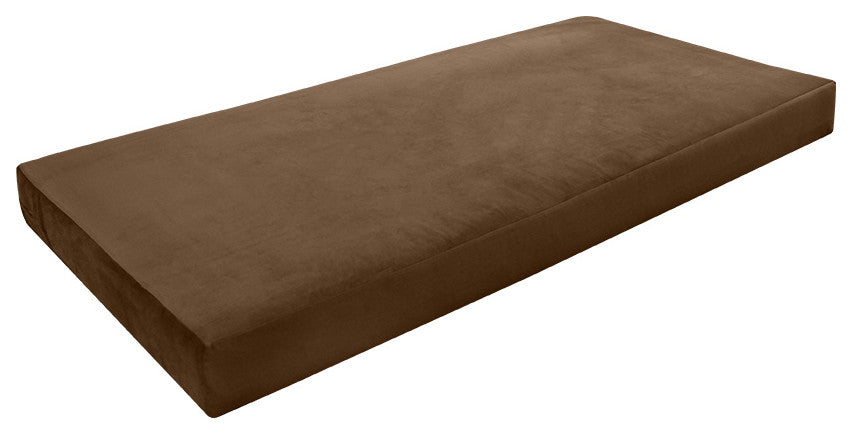 Knife Edge 6" Twin-XL 80x39x6 Velvet Indoor Daybed Mattress |COVER ONLY|-AD308