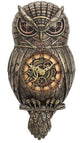Steampunk Owl Pendulum Wall Clock