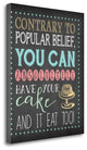 "Cake" By Jo Moulton, Giclee Print on Gallery Wrap Canvas, Ready to Hang