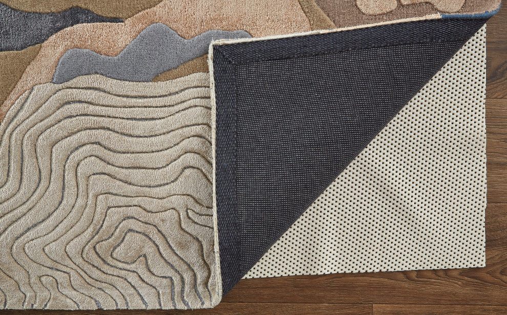 Weave & Wander Arwyn Modern Viscose Rug, 2'x3'