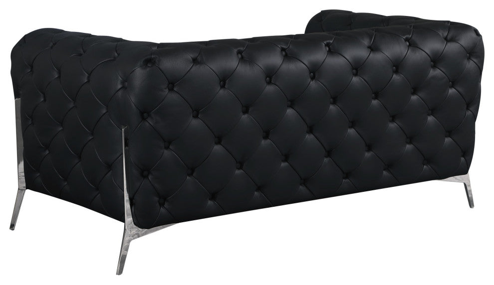 Angelica Italian Leather Loveseat