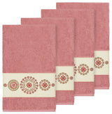 Isabelle 4 Piece Embellished Hand Towel Set