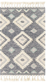 Unique Loom Ivory Mesa Area Rug, Navy Blue, 4'x6', Rectangular
