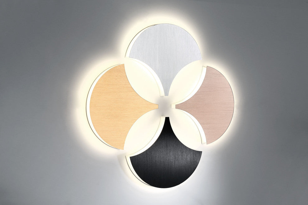 Carlaw LED Scalloped Wall Sconce, Aluminum