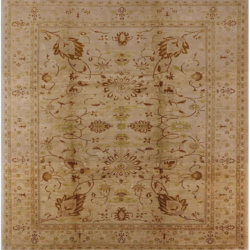 Ahgly Company Indoor Square Mid-Century Modern Area Rugs, 3' Square