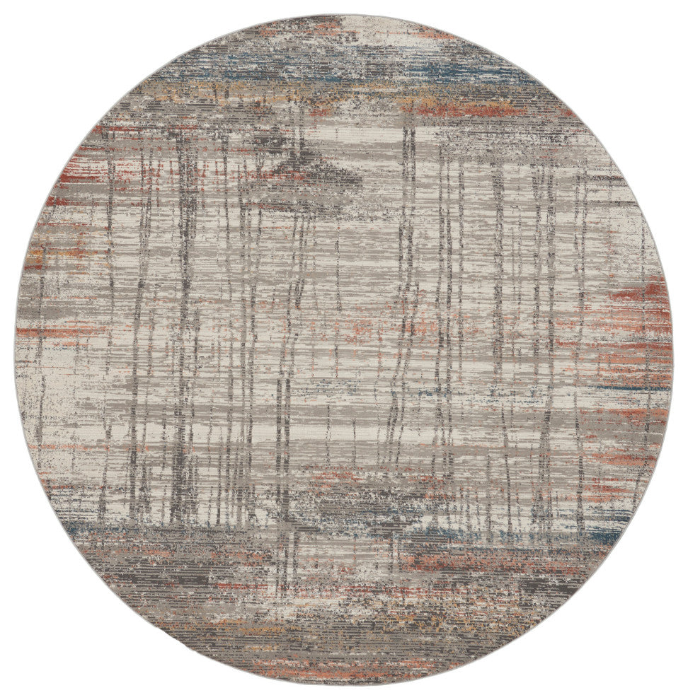 Nourison Home 7'10"xRound Rustic Textures Area Rug