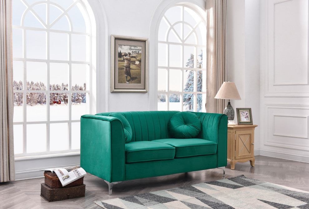 Delray Loveseat, Green