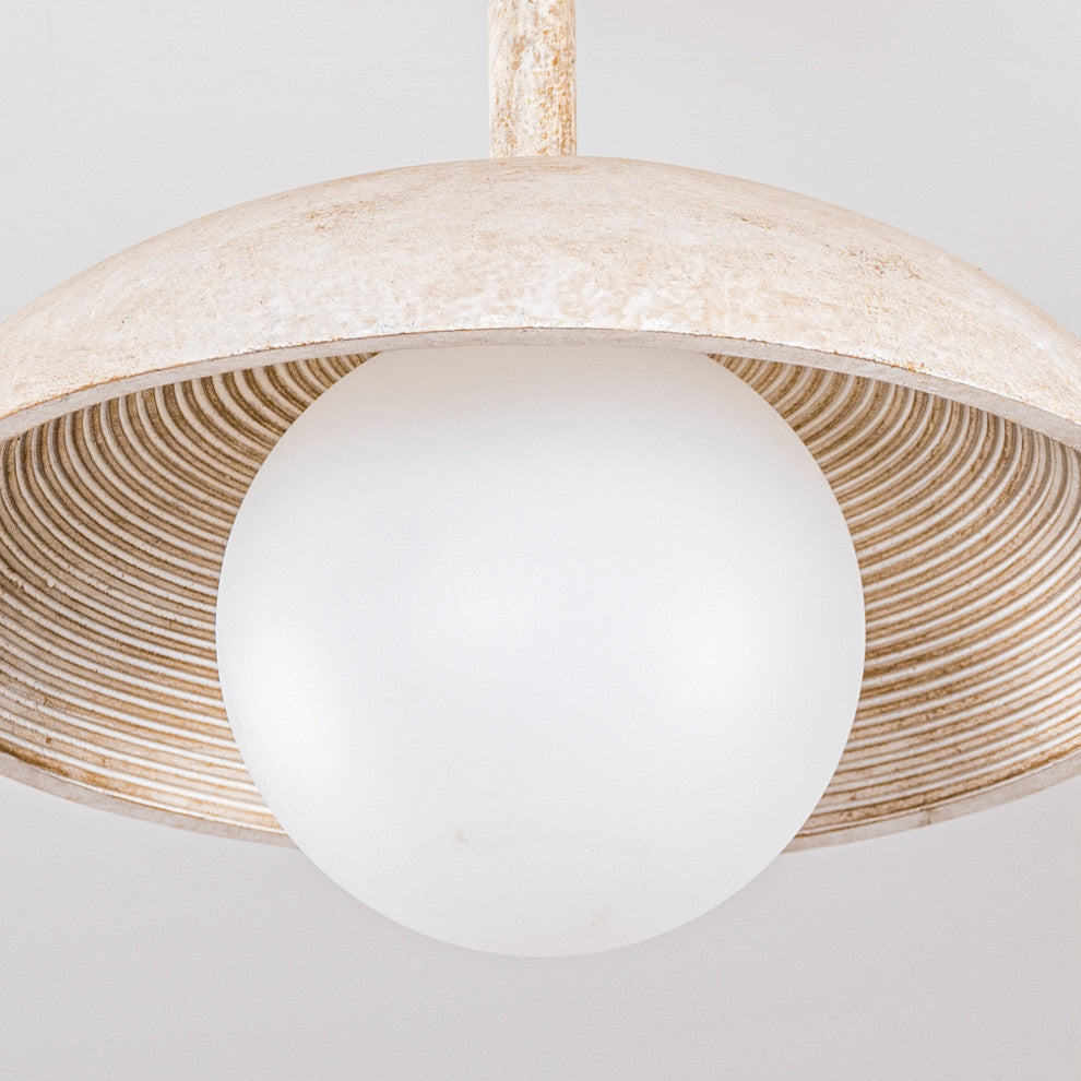 10.6 in 1-Light Modern Flush Mount Ceiling Lighting