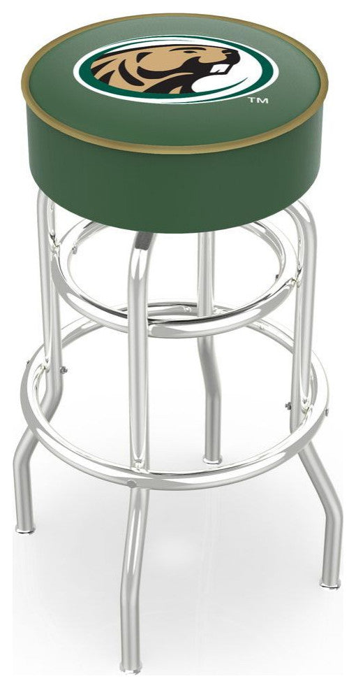 Holland L7C1 Bemidji State 25" Double-Ring Counter Stool - Chrome