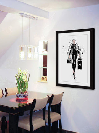 "Queen Bae" Framed Paper Print by Loretta So, 60x90 cm