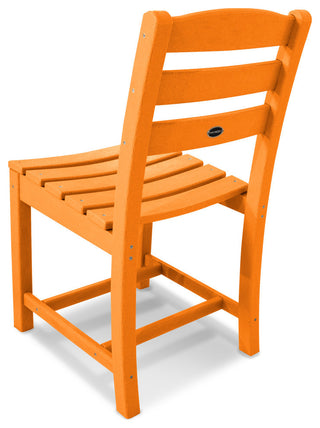 POLYWOOD La Casa Cafe Dining Side Chair, Tangerine