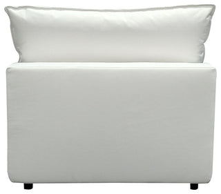 Cali Modular Armless Chair, Pearl