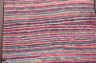 Consigned, Traditional Gabbeh Persian Hand-Knotted Oriental Area Rug, 4'0"X2'5"