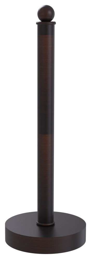 Contemporary Counter Top Kitchen Paper Towel Holder, Venetian Bronze