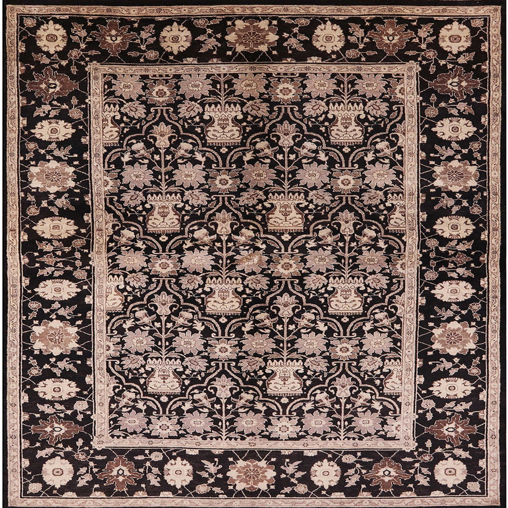 Ahgly Company Indoor Square Mid-Century Modern Area Rugs, 5' Square