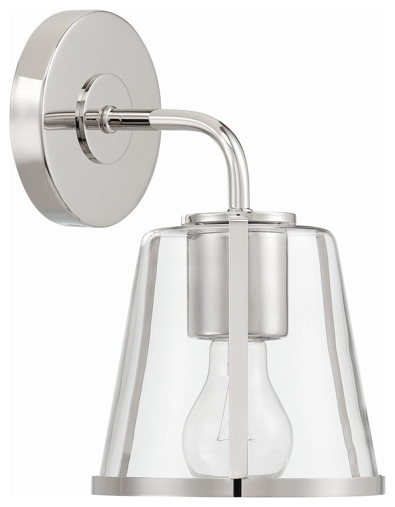 Fulton 1-Light Polished Nickel Bathroom Vanity