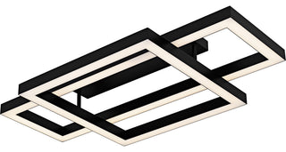 Lawless LED Semi-Flush Mount in Matte Black