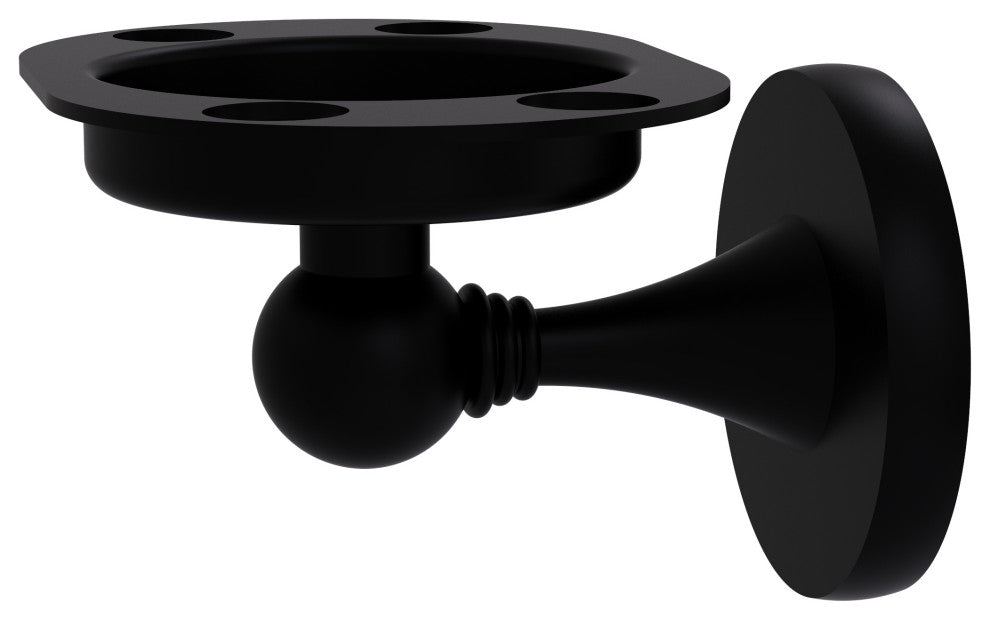 Shadwell Tumbler and Toothbrush Holder, Matte Black