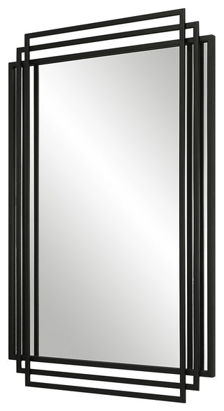 Uttermost Amherst Black Iron Mirror